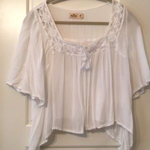 Hollister White blouse